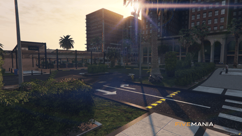 FIVEM Legion Square V3 | Revitalized City Hub Map Edit | Bank MLO | Gas Station | Outdoor Seating | Helipad | Add-On | Optimized | Fivem Ready | High Quality — image 14
