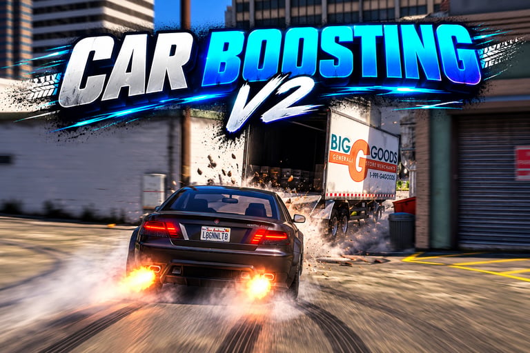 FIVEM Car Boosting V2, Vehicle Theft