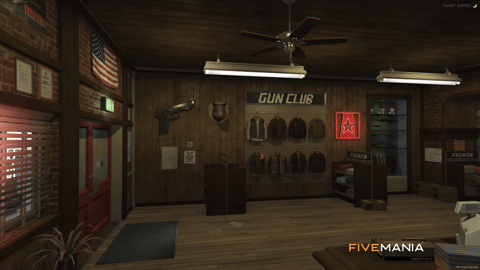 FIVEM Ammunation | Custom Gun Store MLO | Interior & Exterior | Custom Props | Add-On | Optimized | Fivem Ready | High Quality — image 7