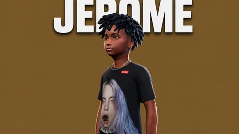 Jerome | Male Teen Ped | Multiple Outfits | Optimized & Fivem Ready [Add-On] cover
