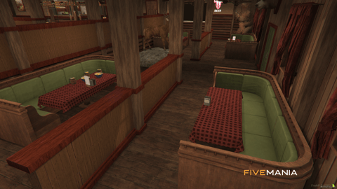 FIVEM Paleto Stags | Rustic Store & Bar MLO | Interior & Exterior | Wine Cellar | Bar Area | Storefront | Add-On | Optimized | Fivem Ready | High Quality — image 13