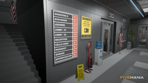 FIVEM La Puerta Lspd | Lore-Friendly Police Station MLO | Interior & Exterior | Shooting Range | Detention Cells | Conference Room | Add-On | Optimized | Fivem Ready | High Quality — image 34