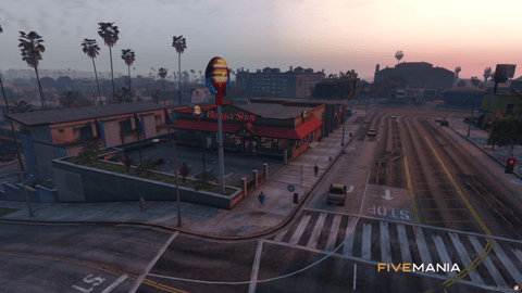 FIVEM Burger Shot Vespucci | Iconic Fast Food Restaurant MLO | Interior & Exterior | Full Kitchen | Dining Area | Staff Rooms | Add-On | Optimized | Fivem Ready | High Quality — image 3