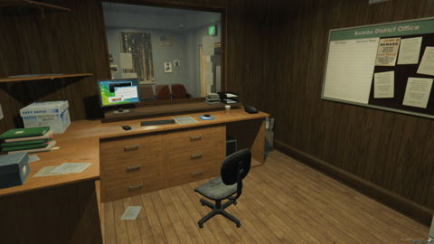 FIVEM Paleto Sheriff Department V2 | Realistic Sheriff Department MLO | Interior & Exterior | Offices | Jail Cells | Locker Room | Add-On | Optimized | Fivem Ready | High Quality — image 10