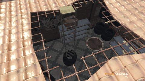 FIVEM Sandy Illegal Garage | Multi-Level Crime Hub MLO | Interior & Exterior | Underground Garage | Market | Workshop | Add-On | Optimized | Fivem Ready | High Quality — image 11