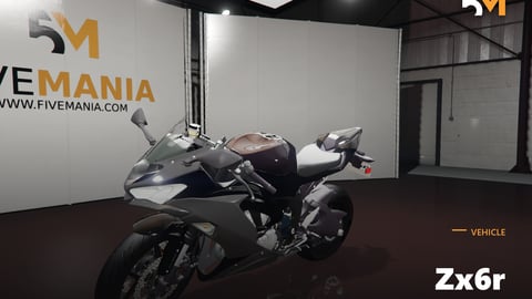 FIVEM Zx6r | Realistic Sport Bike [Unbadged] Add-On | Working Lights | Optimized | Fivem Ready | High Quality cover