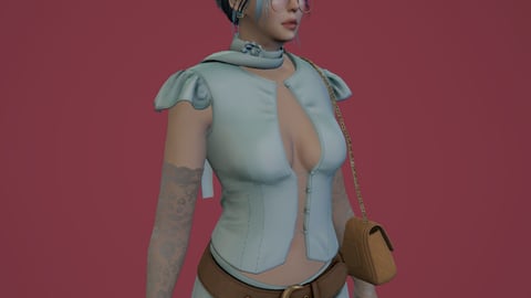 Maysha | Female Ped | Multiple Outfits | Optimized & Fivem Ready [Add-On] — image 3