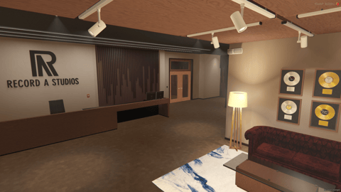 FIVEM Record A Studio | Professional Recording Studio MLO | Interior & Exterior | Multiple Recording Rooms | Lounge Area | Add-On | Optimized | Fivem Ready | High Quality — image 3