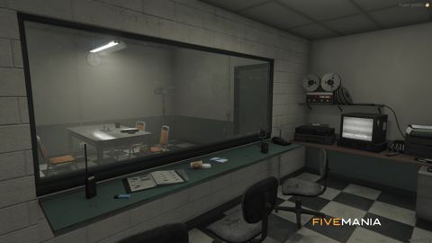 FIVEM Davis Sheriff Station | Detailed Police Station MLO | Interior & Exterior | Shooting Range | Jail Cells | Offices | Add-On | Optimized | Fivem Ready | High Quality — image 38