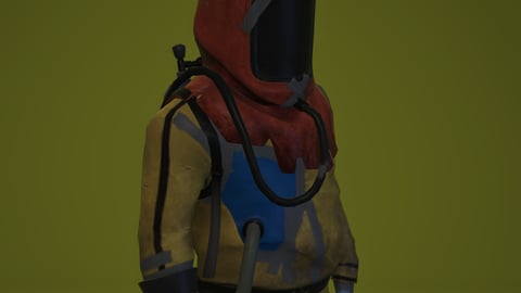 Caleb | FiveM Male Ped | Hazmat Worker | Multiple Outfits | Optimized & Fivem Ready [Add-On], image 3