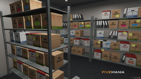 FIVEM Vinewood Police Department | Detailed Police Station MLO | Interior & Exterior | Offices & Jail Cells | Parking Garage | Add-On | Optimized | Fivem Ready | High Quality — image 19