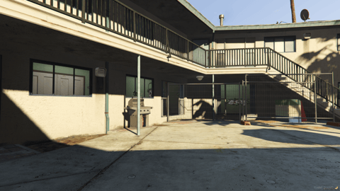FIVEM Davis Gang Hideout | Multi-Level Apartment MLO | Interior & Exterior | Workshop & Armory | Custom Graffiti | Add-On | Optimized | Fivem Ready | High Quality — image 2