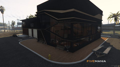 FIVEM Cruisin Craftsmen Mechanic | Premium Mechanic Shop MLO | Interior & Exterior | Office & Garage | Custom Props | Add-On | Optimized | Fivem Ready | High Quality — image 3