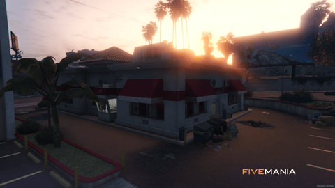 FIVEM Up N Atom Burger Vinewood | Iconic Fast Food Restaurant MLO | Interior & Exterior | Custom Props | Optimized | Add-On | Fivem Ready | High Quality — image 5