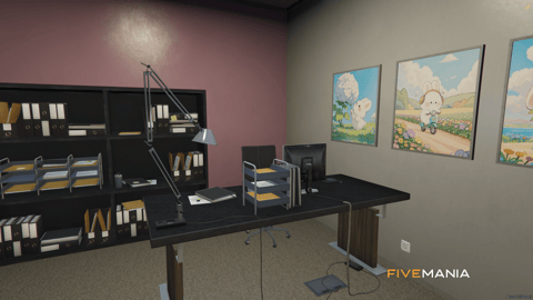 FIVEM Rabbit Coffee | Cozy Coffee Shop MLO | Interior & Exterior | Custom Props | Themed Decor | Add-On | Optimized | Fivem Ready | High Quality — image 11
