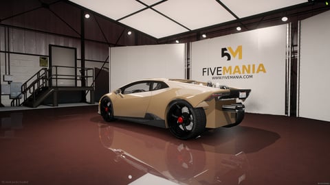 FIVEM 2jlam | Realistic Sports Car [Unbadged] Add-On | Custom Wheels | Exposed Engine | Optimized | Fivem Ready | High Quality — image 8