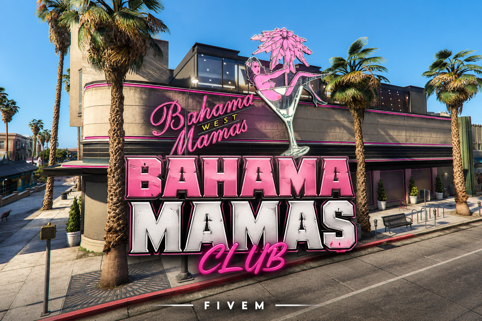 FIVEM Bahama Mamas Club | Iconic Nightclub MLO | Interior & Exterior | DJ Booth | Heist Room | Optimized Lighting | Add-On | Optimized | Fivem Ready | High Quality