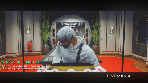 FIVEM Vangelico Heist v2 | Advanced Jewelry Store Robbery Script | Multi-Map Support | 5 Looting Methods | Add-On | Optimized | Fivem Ready | High Quality, image 9