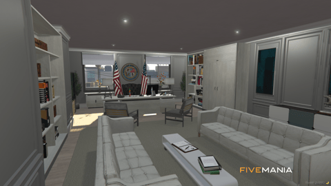 FIVEM Vespucci City Hall | Civic Center MLO | Interior & Exterior | Multiple Offices | Parking Garage | Add-On | Optimized | Fivem Ready | High Quality — image 25
