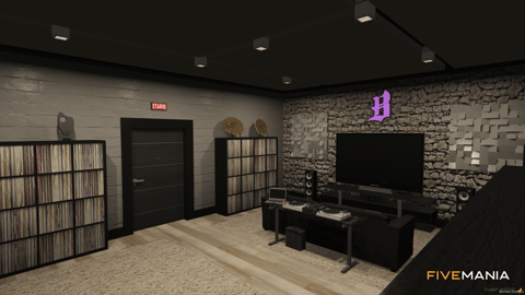 FIVEM Ballasstudio | Multi-Floor Music Studio & Bar MLO | Interior & Exterior | Recording Booth | Bar & Lounge | Instruments & Equipment | Add-On | Optimized | Fivem Ready | High Quality — image 10