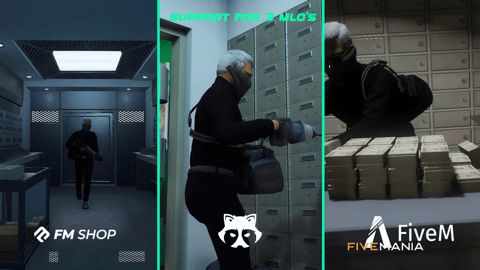 FIVEM Fleeca Heist v2 | Dynamic Bank Robbery Script | Configurable Cooldowns | Police Requirements | Looting Rewards | All Fleeca Banks | Add-On | Optimized | Fivem Ready | High Quality, image 18