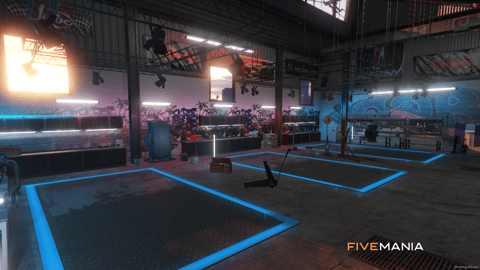 FIVEM Tuner Shop V2 | Modern Tuner Shop MLO | Interior & Exterior | Multiple Bays | Custom Props | Arcade Area | Add-On | Optimized | Fivem Ready | High Quality — image 12