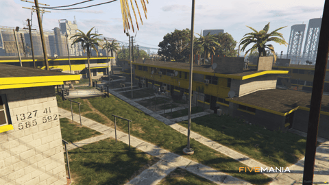 FIVEM Vagos Hood | Custom Gang Territory MLO | Boxing Ring | Custom Murals | Outdoor Area | Add-On | Optimized | Fivem Ready | High Quality — image 3