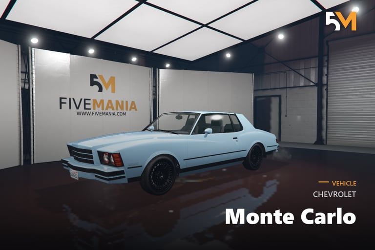 FIVEM Chevrolet Monte Carlo, Lore Friendly Classic Coupe