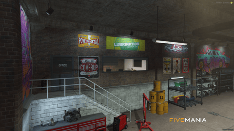 FIVEM Mosley Mechanic Shop | Custom Mechanic Shop MLO | Interior & Exterior | Add-On | Optimized | Fivem Ready | High Quality — image 15
