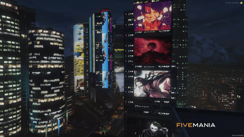 FIVEM Animated Billboard | Dynamic City Enhancement | Animated Screens | Customizable Content | Add-On | Optimized | Fivem Ready | High Quality — image 6