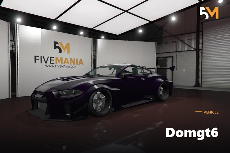 FIVEM Domgt6, Aggressive Sports Car [Unbadged] Add-On