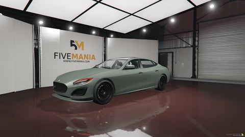 FIVEM Maserati Ghibli | Lore Friendly Luxury Sedan | Interior & Exterior | Custom Wheels | Optimized Handling | Add-On | Optimized | Fivem Ready | High Quality, image 3