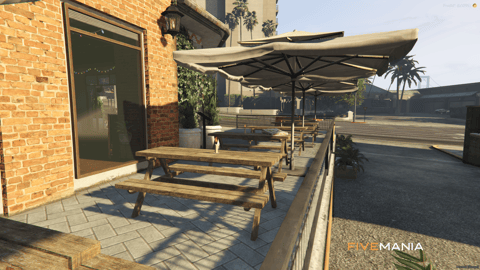 FIVEM The Italian Pizza Restaurant | Authentic Dining MLO | Interior & Exterior | Detailed Bar | Kitchen & Storage | Add-On | Optimized | Fivem Ready | High Quality — image 24
