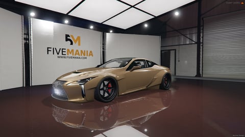 FIVEM Lexus LC500 | Realistic Sports Car [Badged] Add-On | Custom Widebody | Working Lights | Detailed Interior & Exterior | Add-On | Optimized | Fivem Ready | High Quality — image 3