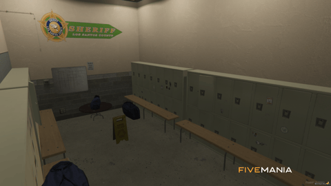 FIVEM Sherif Department V2 | Lore-Friendly Sheriff Department MLO | Interior & Exterior | Custom Props | Add-On | Optimized | Fivem Ready | High Quality — image 11