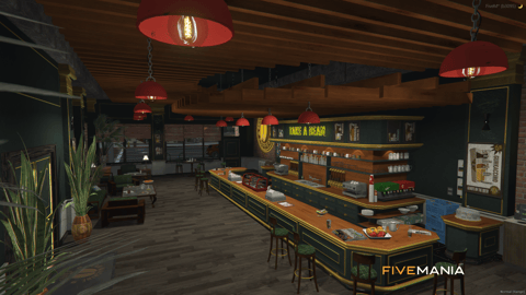 FIVEM Bean Machine | Cozy Coffee Shop MLO | Interior & Exterior | Custom Props | Add-On | Optimized | Fivem Ready | High Quality — image 5