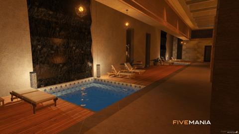 FIVEM Grove Street Lake | Multi-Purpose Waterfront MLO | Gym & Office | Outdoor Lounge | Amphitheater & Beach | Add-On | Optimized | Fivem Ready | High Quality — image 16