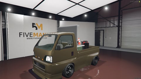 FIVEM Punka Cdy2b | Compact Utility Truck Add-On | Tool Rack | Working Lights | Custom Interior | Optimized | Fivem Ready | High Quality, image 3