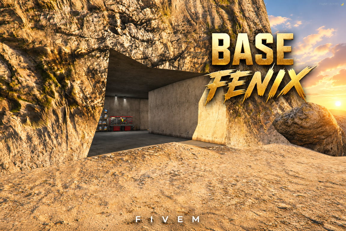 FIVEM Basefenix | Secret Coastal Base MLO | Interior & Exterior | Multiple Rooms | Add-On | Optimized | Fivem Ready | High Quality