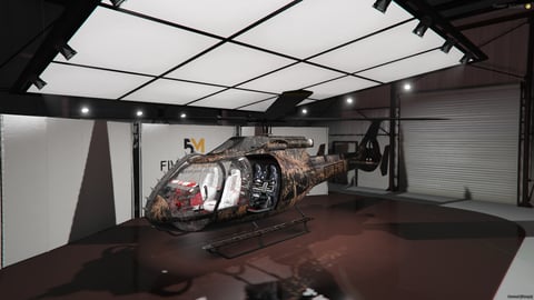 FIVEM Thunder | Custom Attack Helicopter [Unbadged] Add-On | Unique Rusty Texture | Openable Doors | Mounted Weapon | Optimized | Fivem Ready | High Quality, image 3