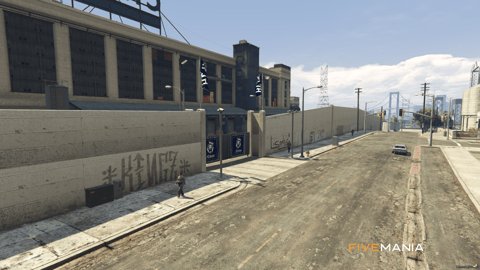 FIVEM Aztecas Hood | Custom Gang Territory MLO | Interior & Exterior | Bar & Pool Tables | Basketball Court | Add-On | Optimized | Fivem Ready | High Quality — image 3