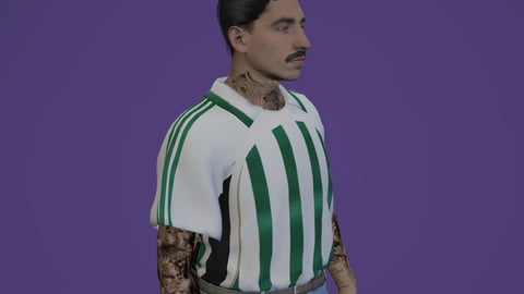 Hector | Male Ped | Multiple Outfits | Optimized & Fivem Ready [Add-On] — image 3