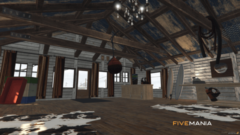FIVEM Fishing Shop | Rustic Waterfront MLO | Interior & Exterior | Fishing Gear | Cafe Area | Add-On | Optimized | Fivem Ready | High Quality — image 9
