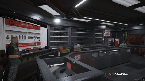 FIVEM Ammunation Small Reworked | Reworked Gun Store MLO | Interior & Exterior | Custom Props | Add-On | Optimized | Fivem Ready | High Quality — image 6