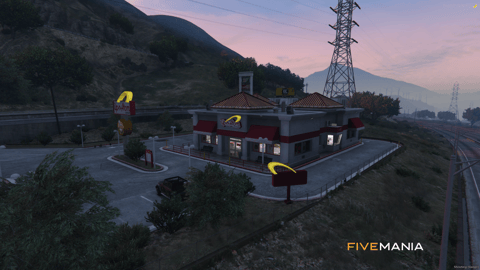 FIVEM Up N Atom Freeway | Iconic Fast Food Restaurant MLO | Interior & Exterior | Detailed Kitchen | Dining Area | Add-On | Optimized | Fivem Ready | High Quality — image 4