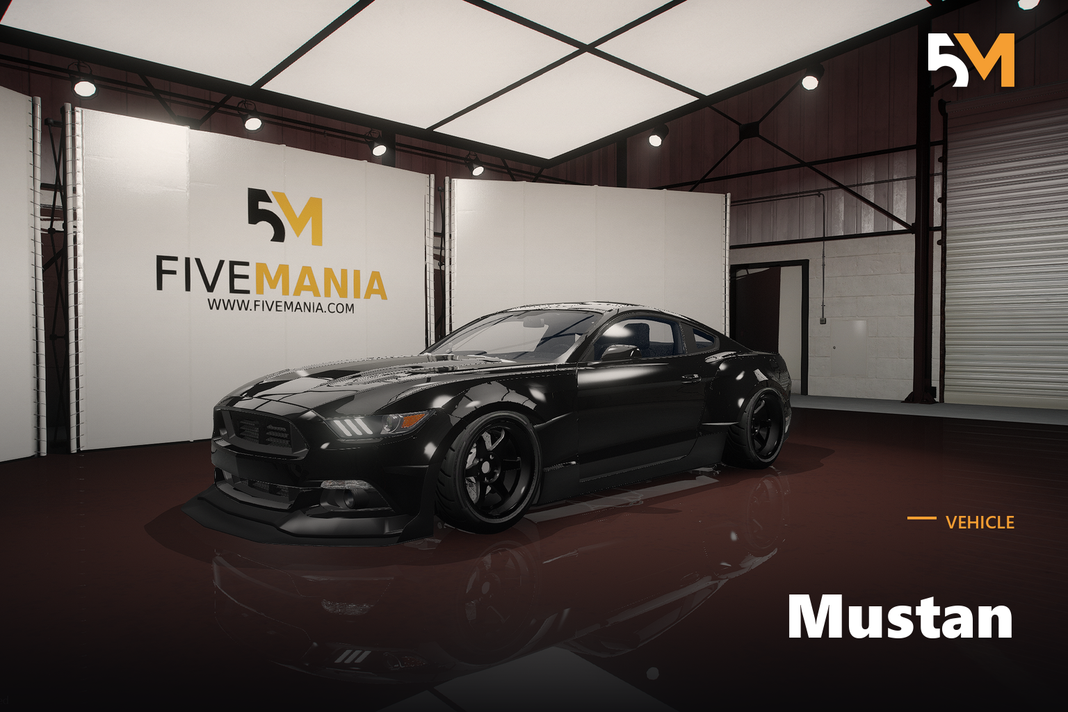 FIVEM Mustan | Realistic Sports Car [Unbadged] Add-On | Custom Body Kit | Tuning Parts | Add-On | Optimized | Fivem Ready | High Quality