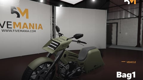 FIVEM Bag1 | Fictional Brand Cruiser Motorcycle Add-On | Working Lights | Add-On | Optimized | Fivem Ready | High Quality cover