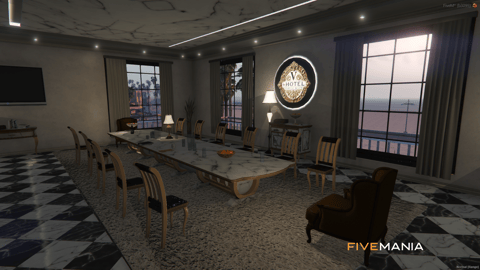 FIVEM V Hotel | Luxury Hotel MLO | Interior & Exterior | Multiple Rooms | Conference Room | Pool Table | Add-On | Optimized | Fivem Ready | High Quality — image 33