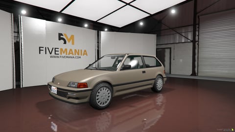 FIVEM Honda Civic EF Hatchback | Lore Friendly Classic Compact Car | Interior & Exterior | Add-On | Optimized | Fivem Ready | High Quality, image 3