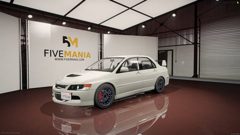 FIVEM Mitsubishi Lancer Evo IX | Realistic Sports Car [Unbadged] Add-On | Interior & Exterior | Custom Wheels | Working Lights | Optimized | Fivem Ready | High Quality — image 3
